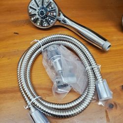 Glacier Bay 1-Spray 3.3 in. Single Wall Mount Handheld Shower Head in Chrome