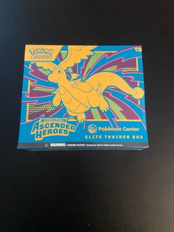 Pokémon TCG Pokémon center ascended heros ETB