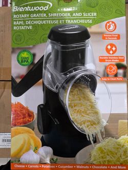 Brentwood Rotary Grater, Shredder, and Slicer