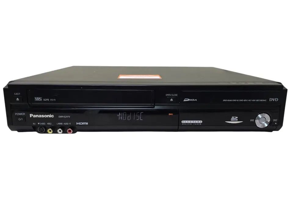 Panasonic DVD Recorder- VHS Combo DMR-EZ47V Hi-Fi
