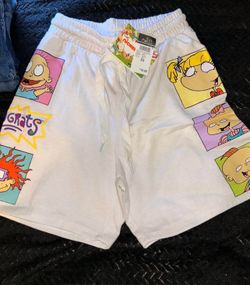 New! Womens Rue21 Rugrat Graphic Design Loungewear Shorts Highrise Size xs