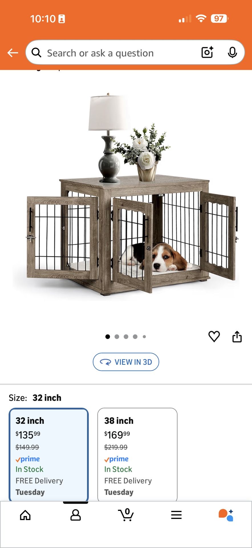 Dog crate / Side Table