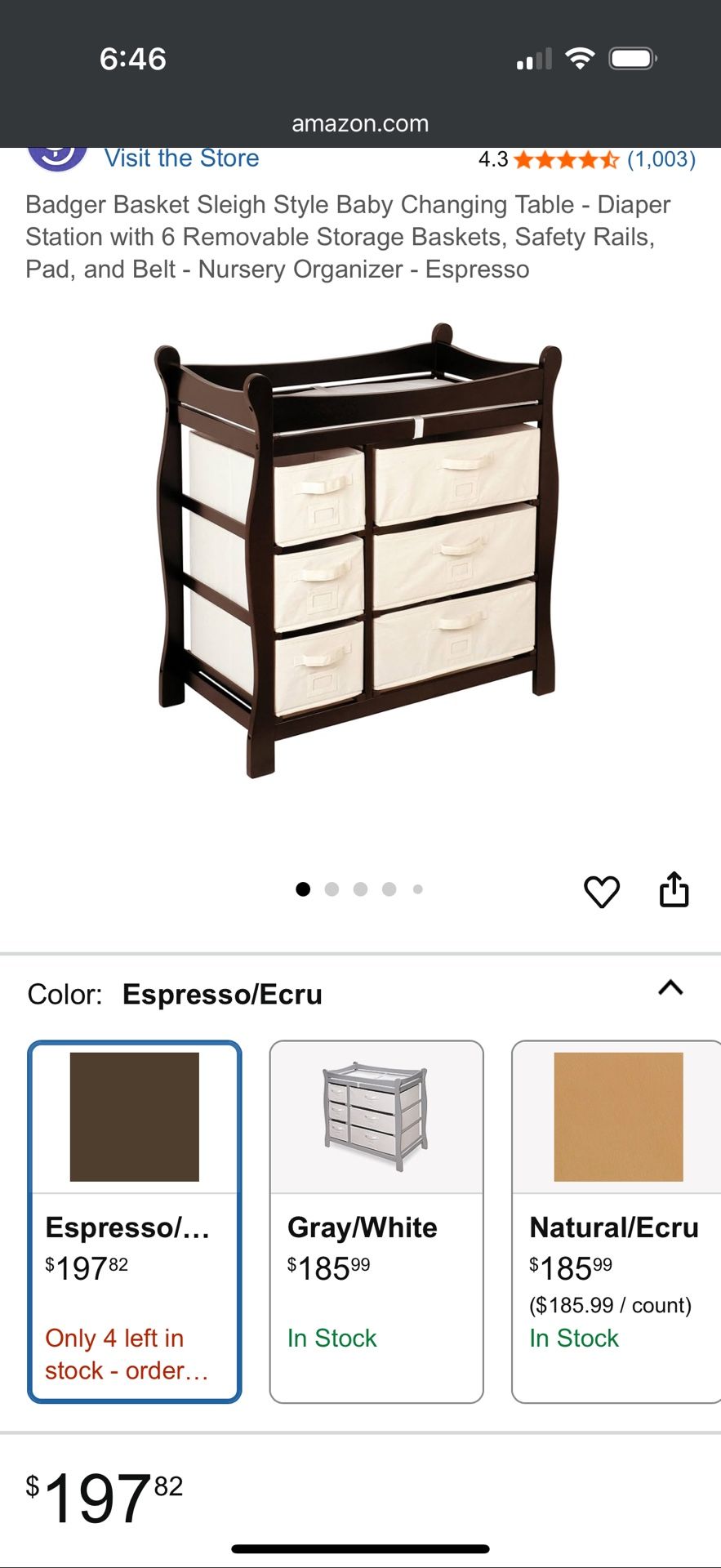 Changing Table