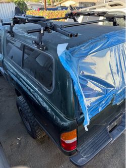 1(contact info removed) Toyota Tacoma Camper Shell Topper long bed