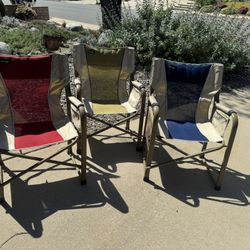 3 Camping Chairs