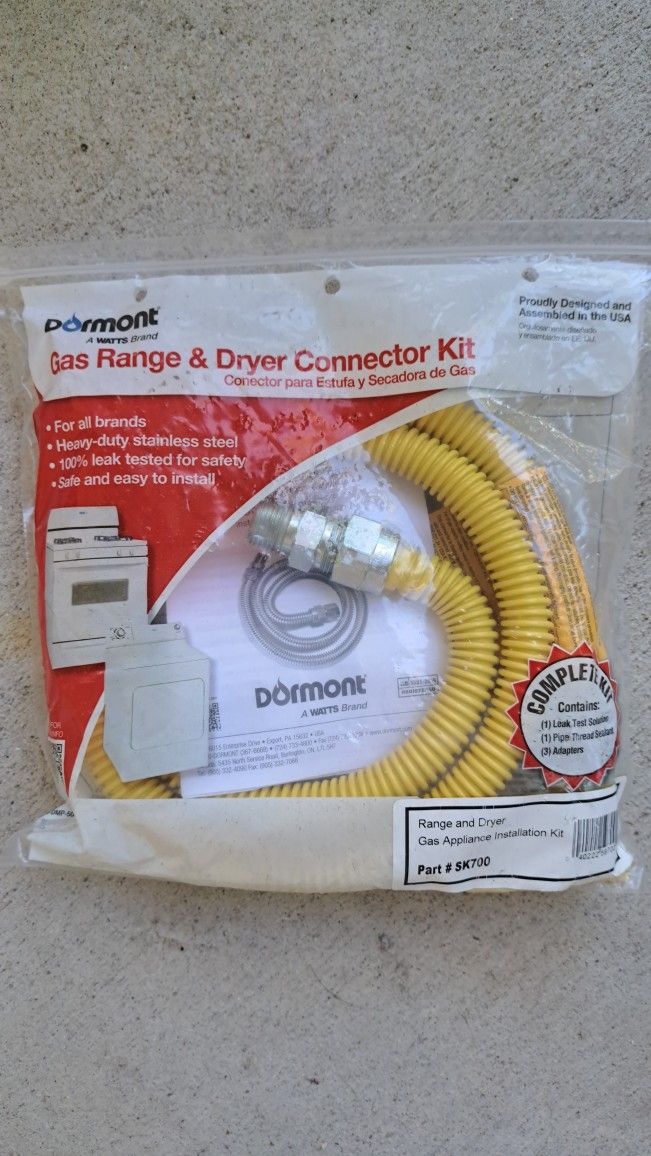 Gas Range & Dryer Connector Kit