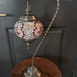 Swan Neck Mosaic Lamp