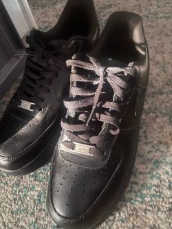 Triple Black Air Force 1s
