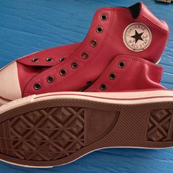 Converse Leather Chuck Taylor Highs,,size-11