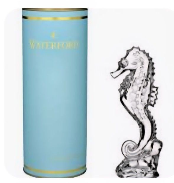 Waterford Crystal Seahorse 7” – New in Box