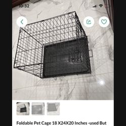 $10 Foldable Used Pet Cage