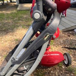 Radio flyer Tricycle & Chicco infant Car Seat Stroller