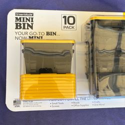 Mini Bins  “10” pack