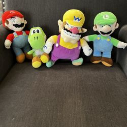 Mario Bros Plushies 