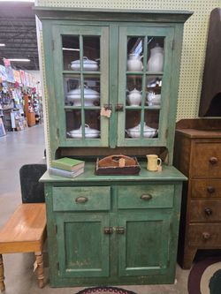 Antique Primitive Farmhouse Cupboard