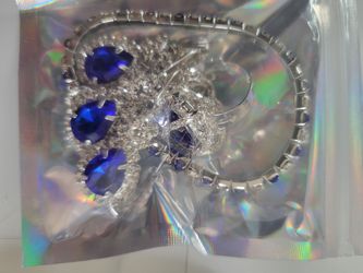Cubic zirconia jewelry set