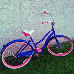 Women's Huffy 26" Beach Cruiser Bike Bicicleta 