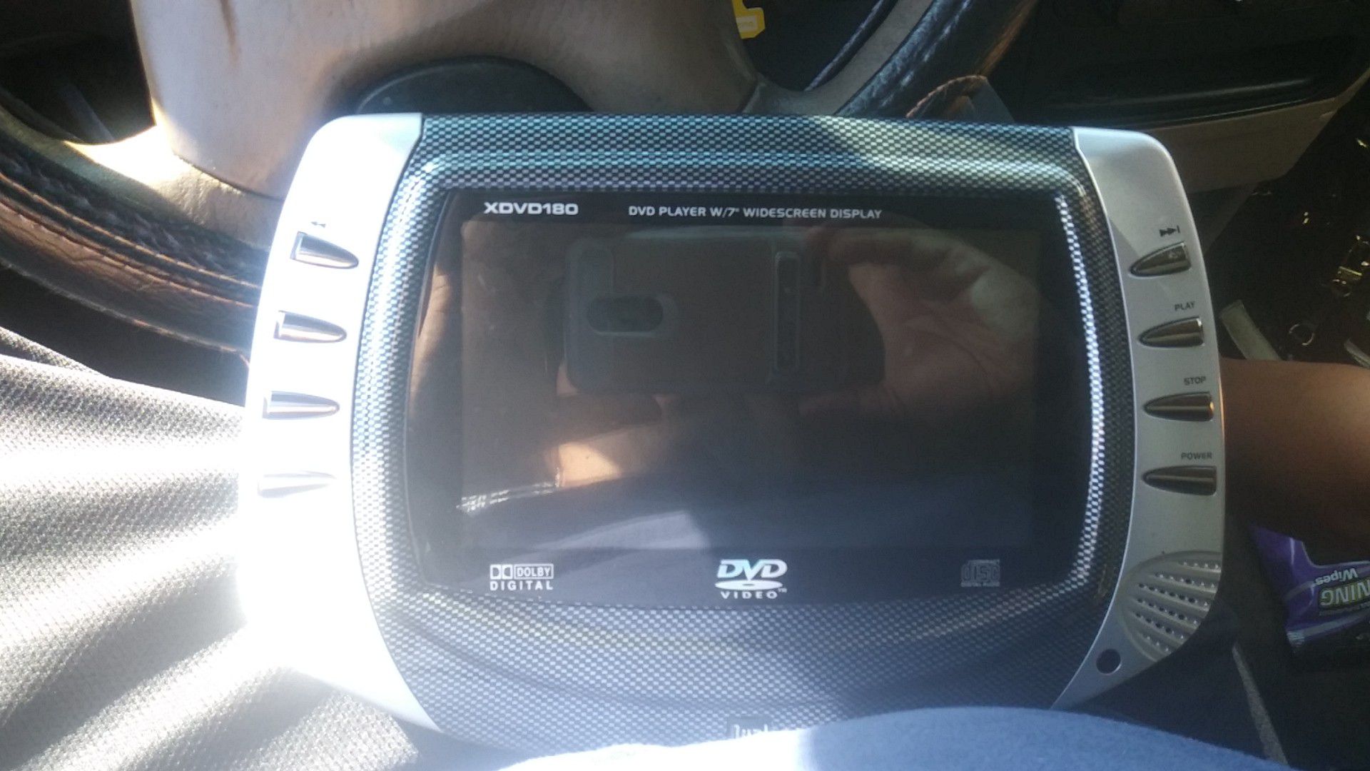 Portable dvd player for your car