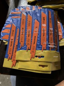 6PCS Reciprocating Saw Blade Set, 6 Inch Saw Blades, Saw Blade for Metal, Saw Blades for Wood Cutting Pruning Set,Cobalt Teeth Material, Long Life and