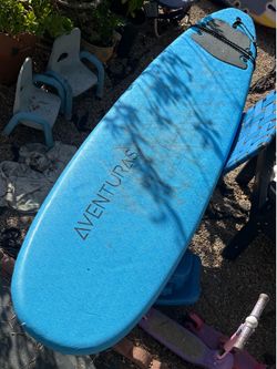 8’ Aventuras Soft Top Surfboard