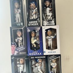 9 Dodger Bobble heads for 💲ale