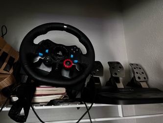 Logitech wheel and foot base