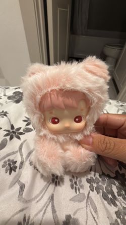 Scented! Collectible Haci Pupu Pink Fluffy Figure - Smells Like Cherry