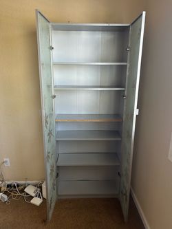 IKEA BILLY Cabinet With Glass Doors
