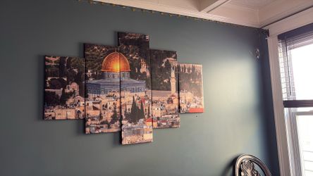 Jerusalem multi panel canvas wall art #israel #artwork #palestine