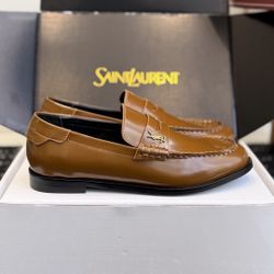 YSL Men’s Leather Shoes With Box 2026 New 