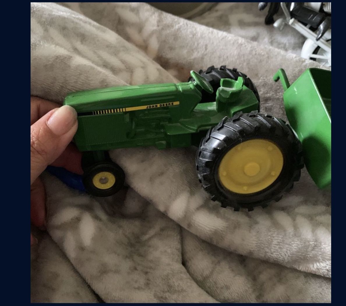 Collectible, trail tractor John Deere