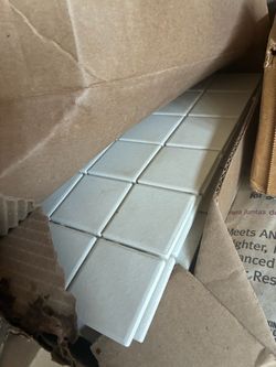 White Square Ceramic Wall Tiles