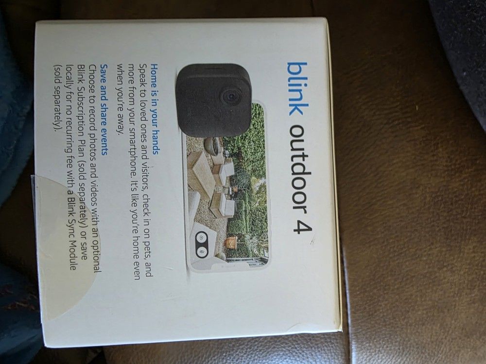 NEW & SEALED Blink Outdoor 4 Wireless Smart Security Camera - Unopened Box!