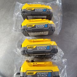 Dewalt Battery Powerstack 20v $60 Each Battery 