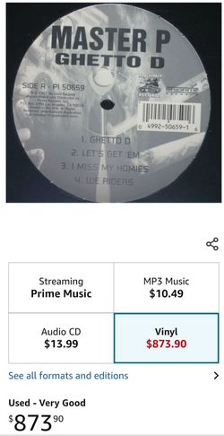 Master P Ghetto D collectible-No Limit Records