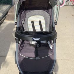 GRACO FAST ACTION STROLLER AND CAR SEAT