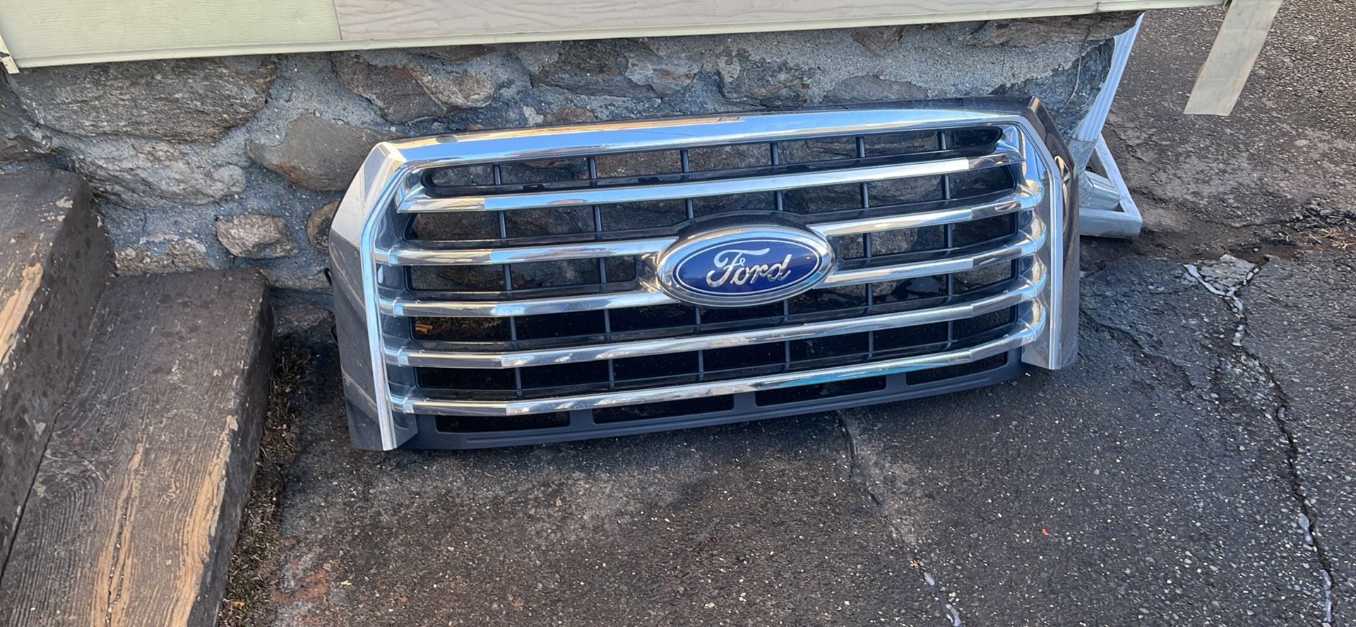 2015-2018 F150 Silver Grill Chrome Oem