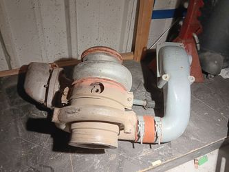 Large Industrial Turbocharger Assembly