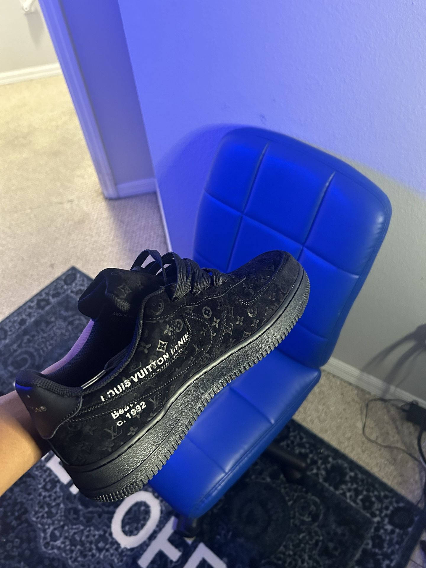 Nike Louis Vuitton Air Force 1 Black for Sale in Providence, RI