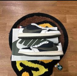 Jordan 1 Travis Scott olives