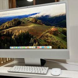 Apple iMac 24inch M1 Chip 8GB/256GB 2021 Model like new condition