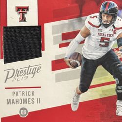 Patrick Mahomes Jersey Card