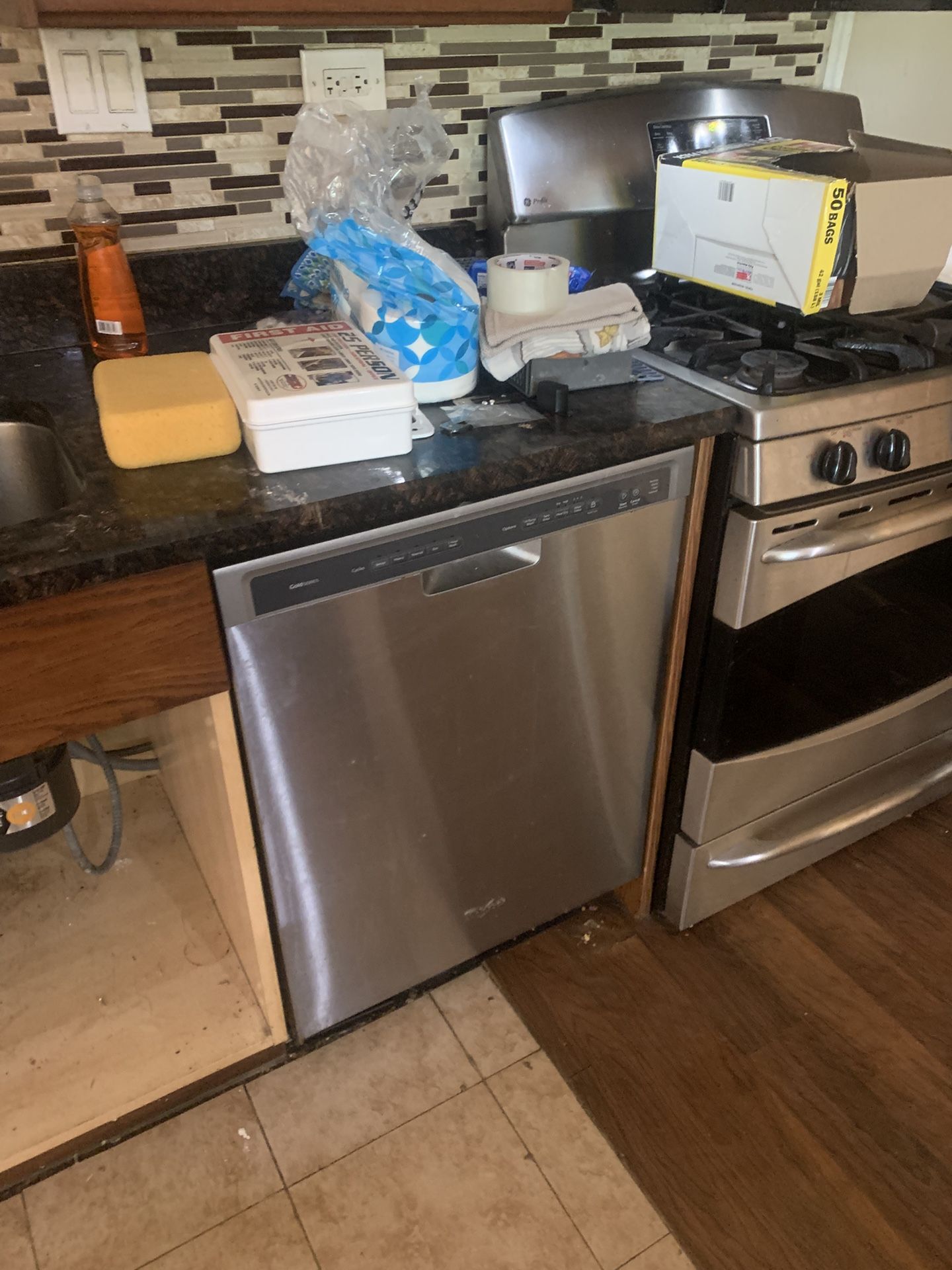 Fee Refrigerator, Dishwasher And Microwave
