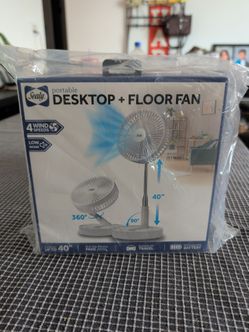 Desktop+floor fan