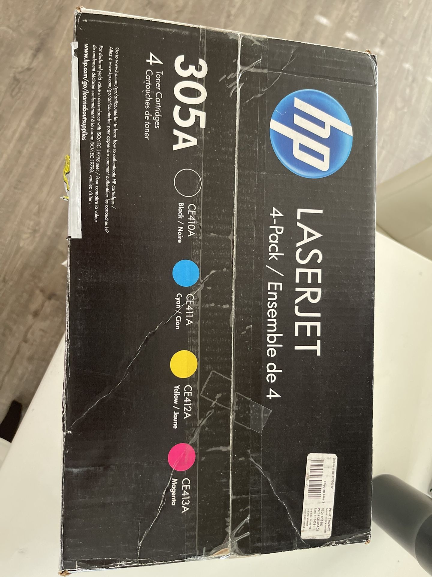 HP Genuine Color, Laser Toners 305A New Boxed