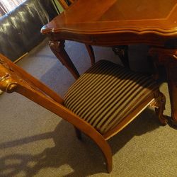 table and chairs
