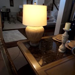 Antique Lamp With Shade