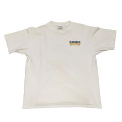Vintage 90s Sonic 3D Blast Promo T-Shirt Size XL 