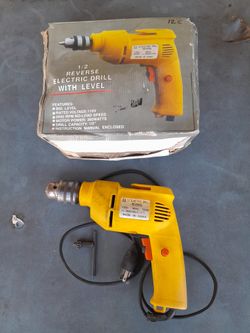 Reversible Electric Power Drill.