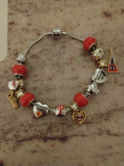 Philadelphia Phillies #1fam charm bracelet
